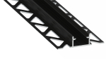 Profile LUMINES type NIPO black lacquered 3 m